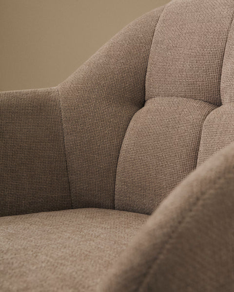 Silla giratoria Dorina beige