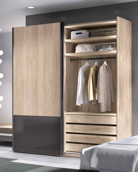 Armario Habana Cristal 2 puertas SKEMA-2