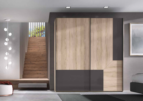 Armario Habana Cristal 2 puertas SKEMA-2