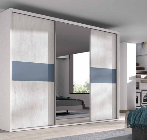 Armario Polar Cobalto 3 puertas SKEMA-2