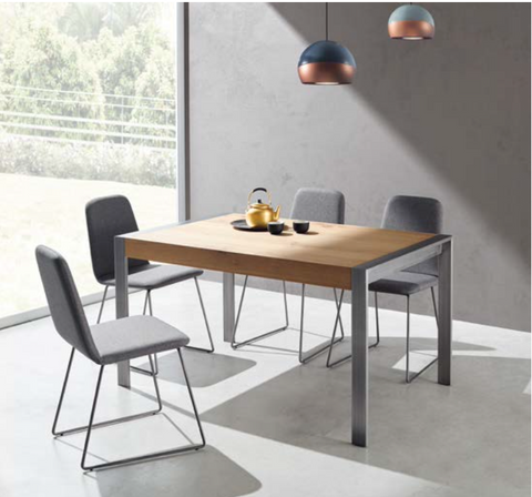 Mesa Tema Extensible Chapa Natural