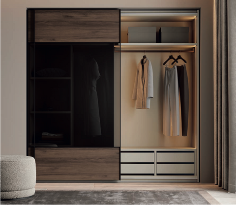 Armario a medida Puertas Correderas Cristal