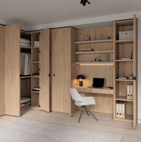 Armario Rincón Puertas Plegables