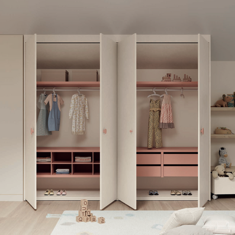 Armario Abuhardillado Juvenil Arcilla