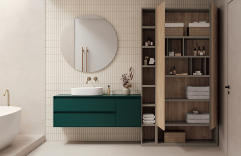 Armario para Baño Colgado Natur