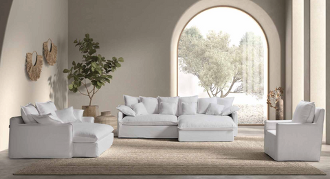 Sofá tapizado lino Cotton
