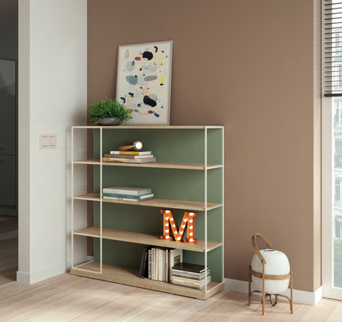 Estantería metálica Verde Té SKEMA-2