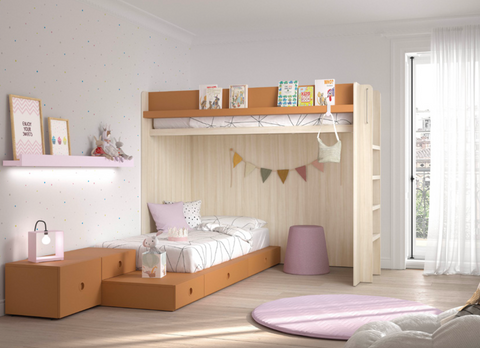 Habitación Infantil Bio Oxido Malva SKEMA-2