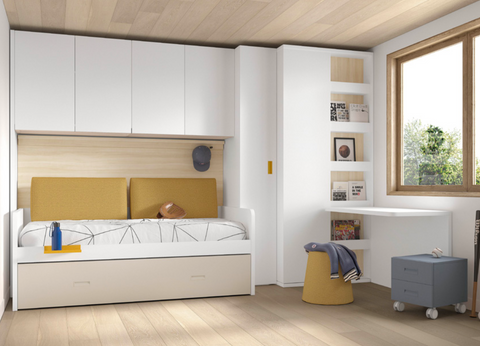 Habitación Juvenil Blanco Bio SKEMA-2