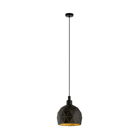 Lampara colgante Roccaforte Negro - Oro SKEMA-2