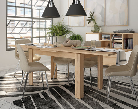Mesa 42 - Roble - Extensible SKEMA-2