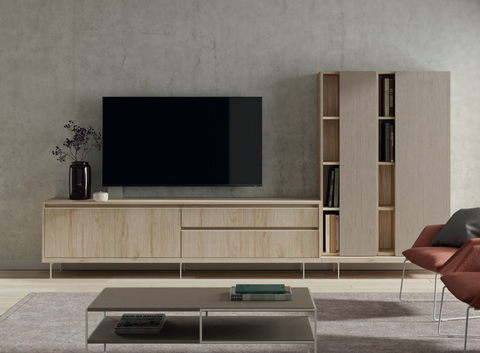 Mueble TV Bambú Hazelnut SKEMA-2