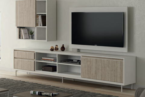 Mueble TV Roble White SKEMA-2