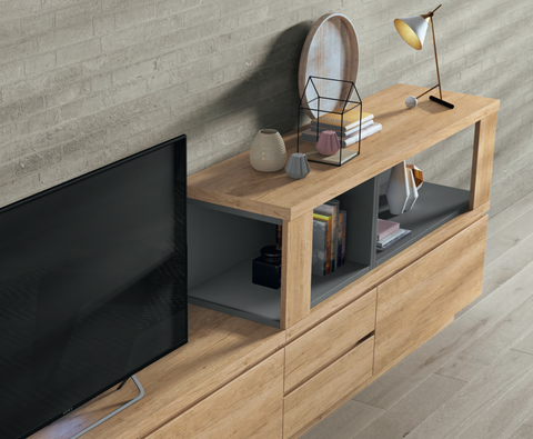 Mueble TV Teka Black Grey SKEMA-2