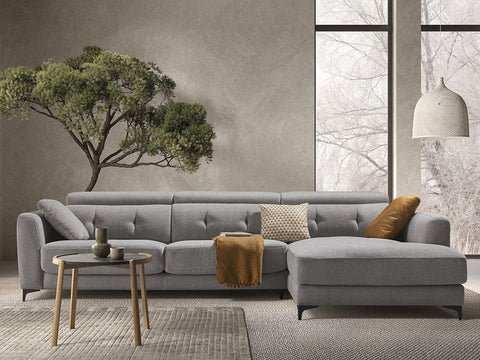 Sofá chaiselongue Claudia