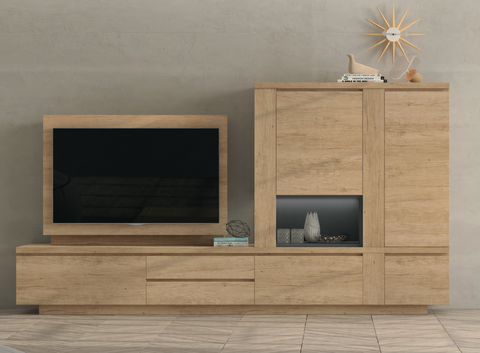 Mueble TV Simple Teka Antracita