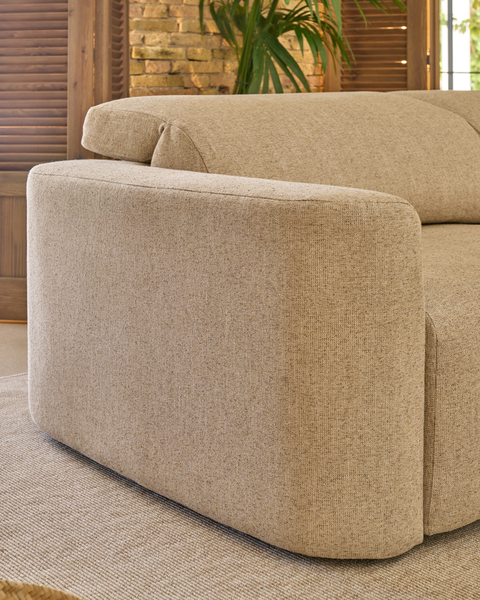 Sofá Yute con chaiselonge