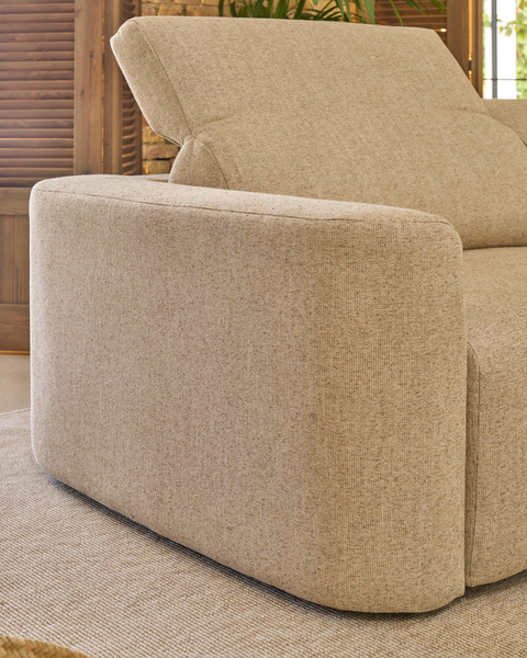 Sofá Yute con chaiselonge