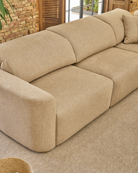 Sofá Yute con chaiselonge