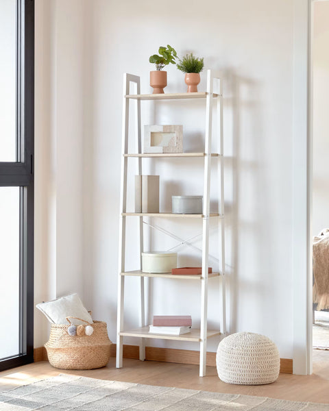 Estantería Aarhus acero blanco