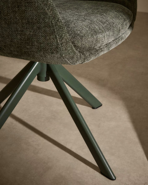 Silla giratoria Lexa verde