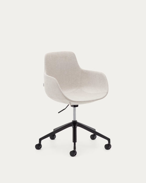 Silla de escritorio Tissiana beige