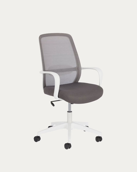 Silla de escritorio Melva gris