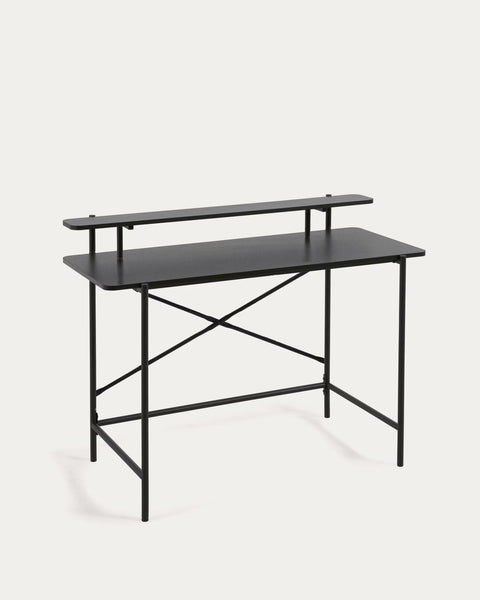 Mesa Galatia de melamina negro