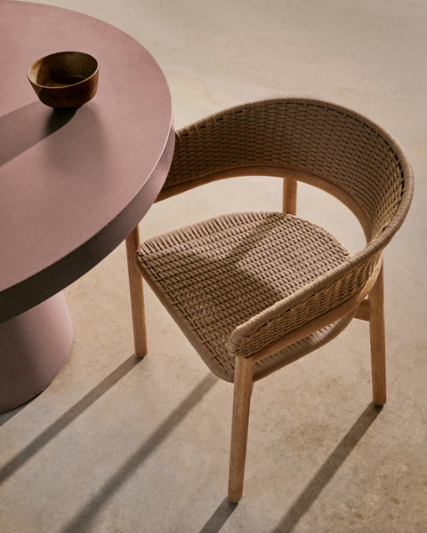 Silla Arinella de madera maciza