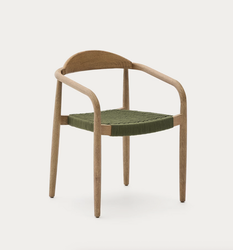 Silla apilable Nina de madera maciza