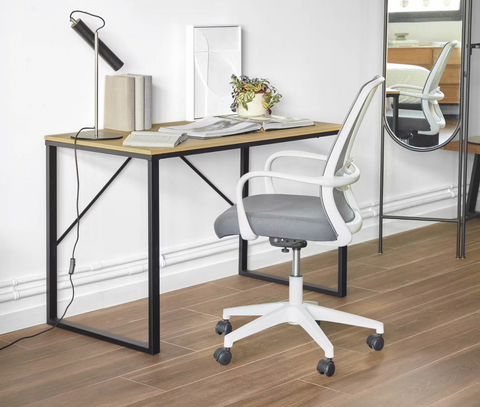 Silla de escritorio Melva gris