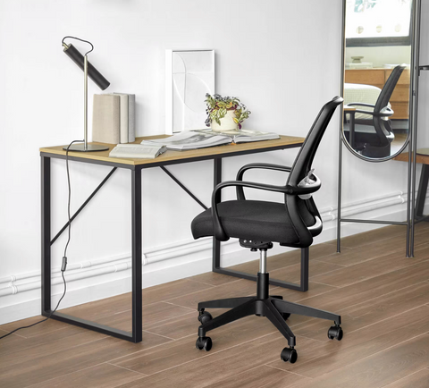 Silla de escritorio Melva negro