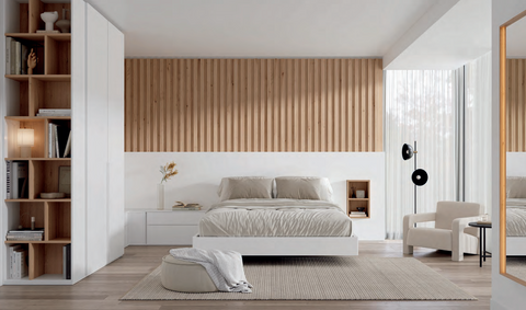 Dormitorio Doble Repisa con cubo