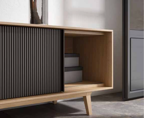 Aparador NX I · 1 puerta corredera Dunas + estructura madera