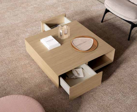 Mesa baja GII — 80×80×34H