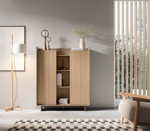 HK I — Módulo bar/vitrina 120×45×143H