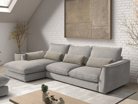 Sofá con chaiselongue Mauro